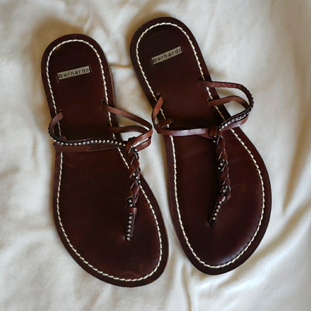 Brown Leather Sandals